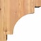 Ekena Millwork Mediterranean Smooth Corbel, Western Red Cedar, 5 1/2"W x 12"D x 12"H COR06X12X12MED00SWR - alternate 4